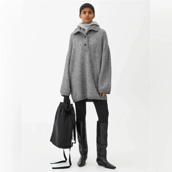 ARKET Long Alpaca Blend Jumper Sweater - Picture 2 of 8